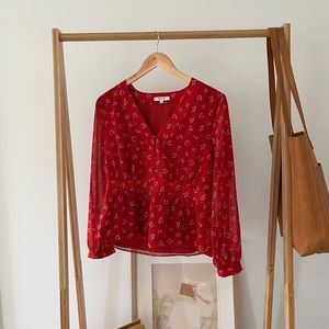 Madewell Floral Blouse